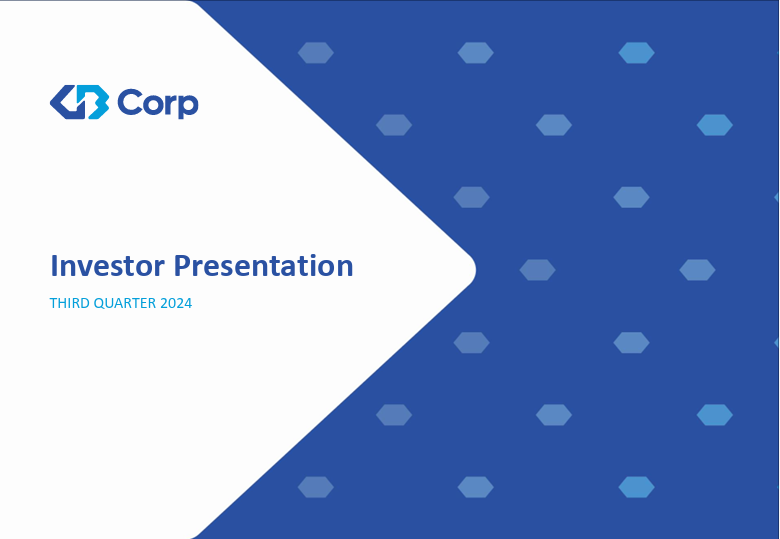 3Q 2024 GB Corp Investor Presentation