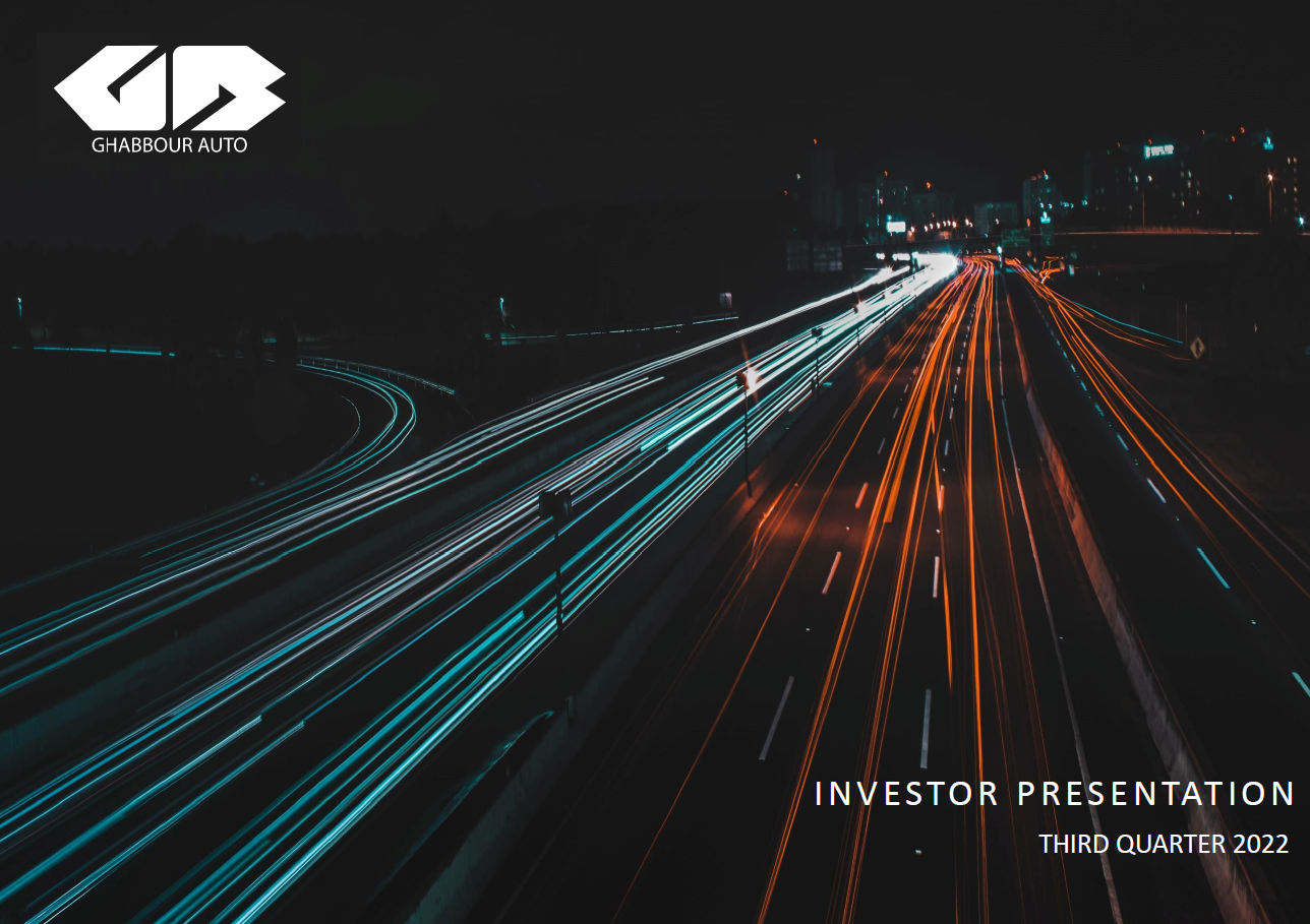 3Q 2022 GB Auto Investor Presentation