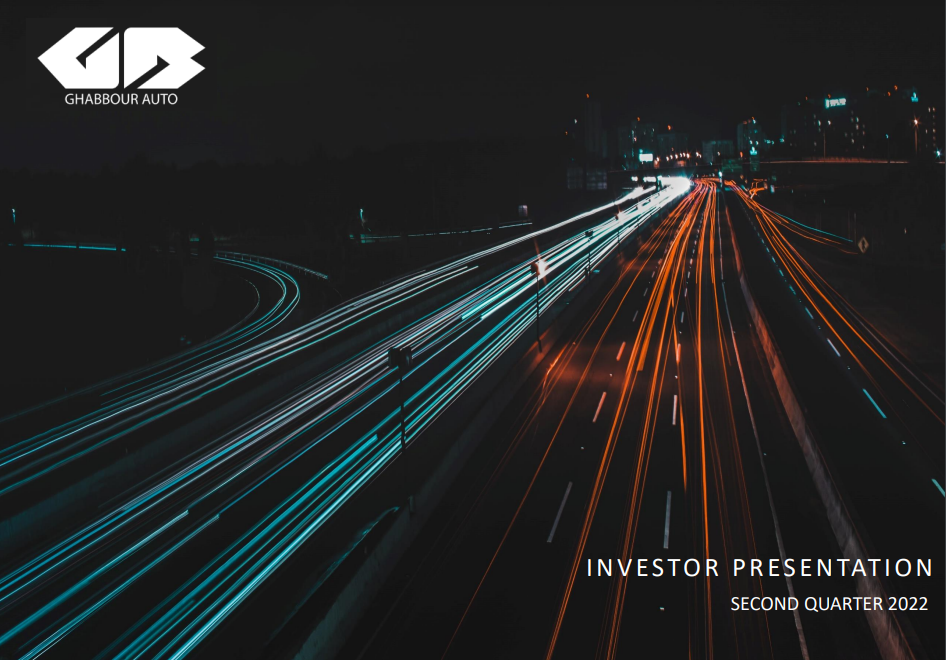 2Q 2022 GB Auto Investor Presentation