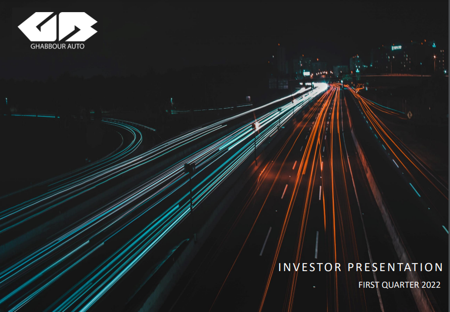 1Q 2022 GB Auto Investor Presentation