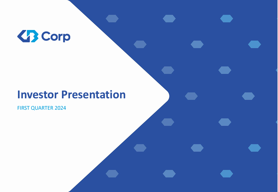1Q 2024 GB Corp Investor Presentation